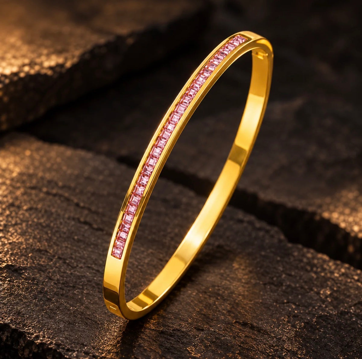 Peony Eternity Line Bangle