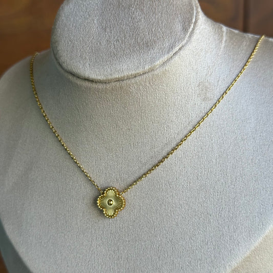 Classic Clover Necklace + Earring Set