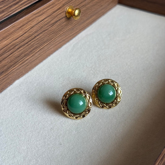 Sage Statement Studs