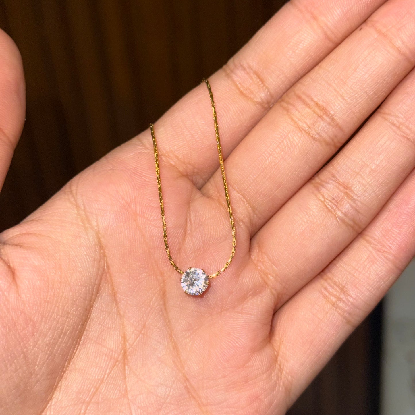 Sol Lumina Crystal Necklace