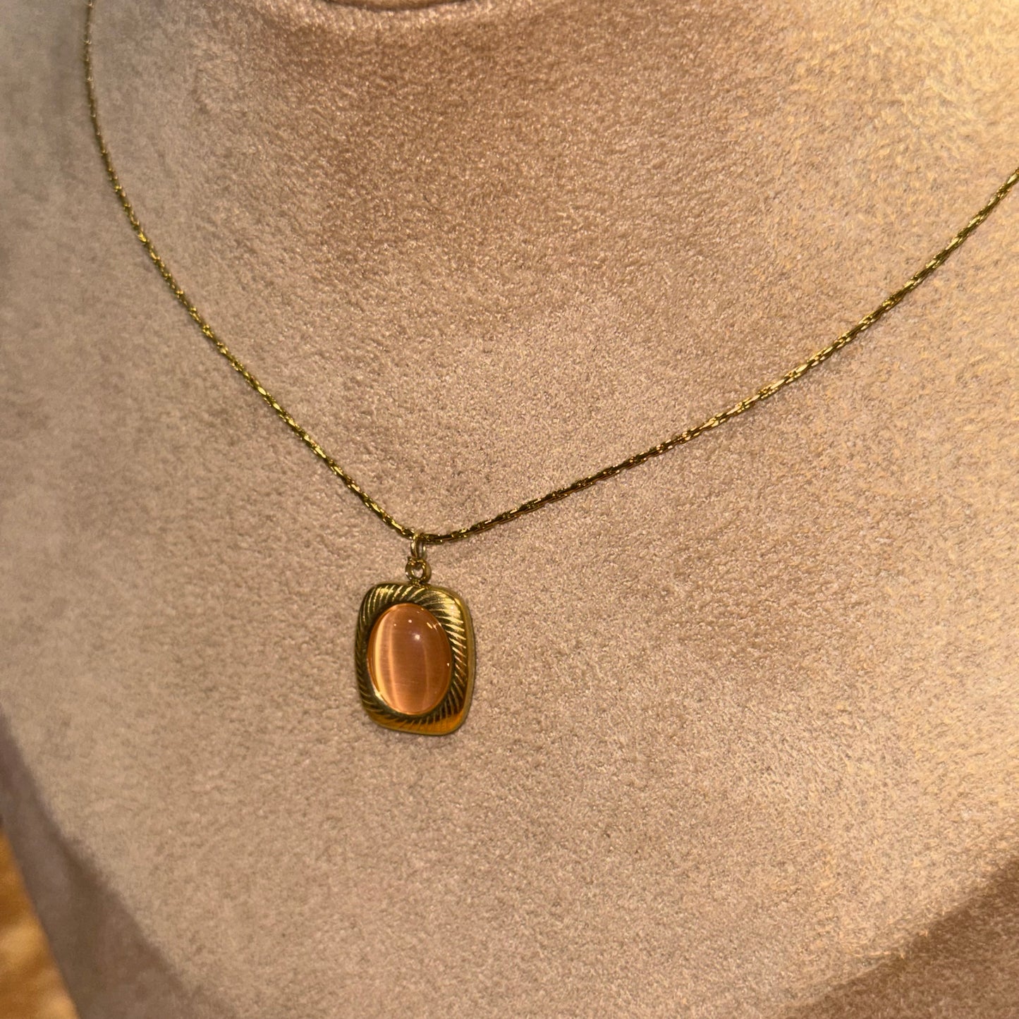 Honey Pendant Necklace