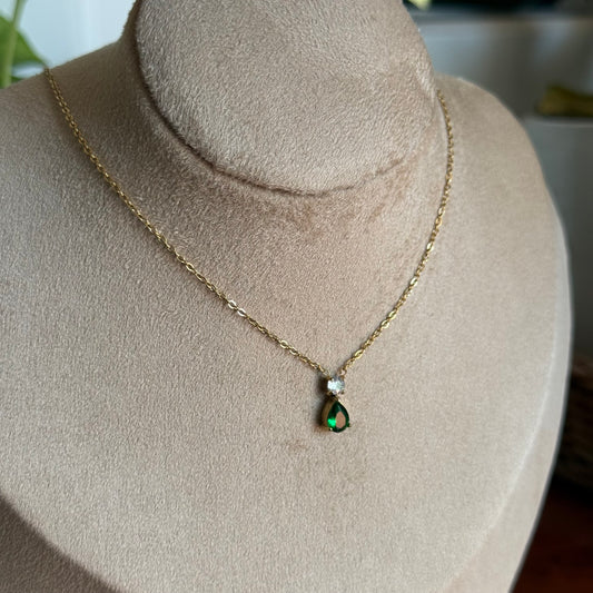 Casey Duo Drop Necklace
