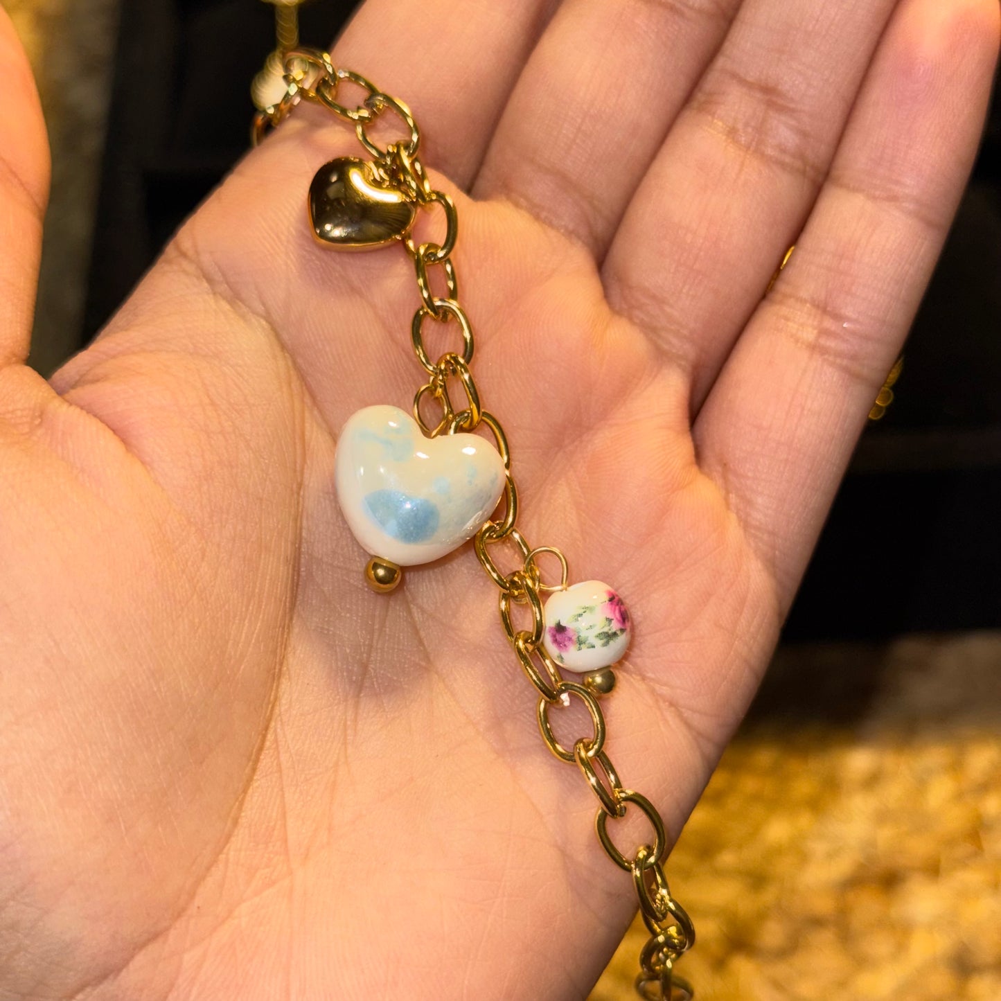 Mila Charm Chain Bracelet