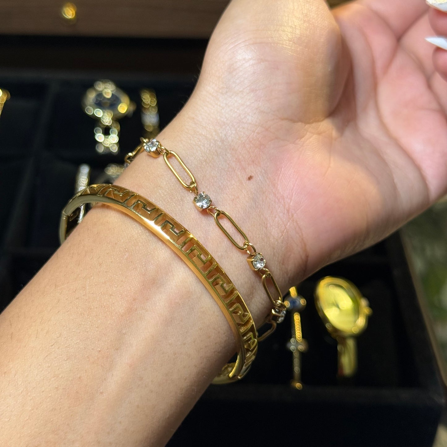 Loom Geometric Bangle