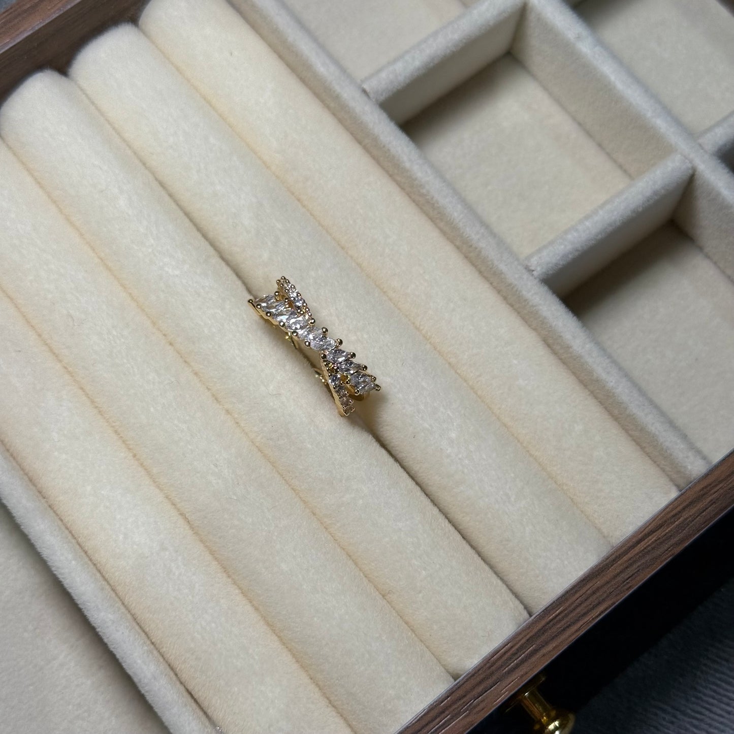 Clear Twine Ring