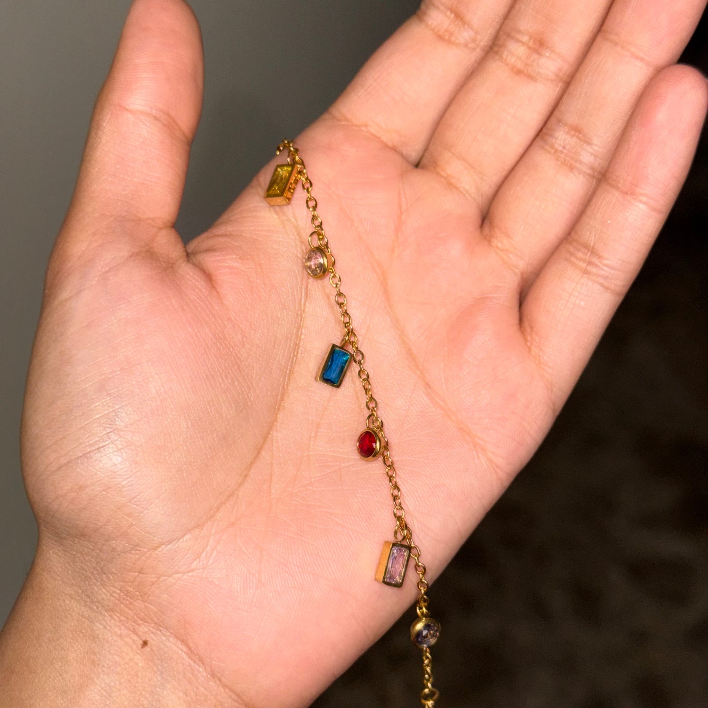 Rosa Studded Chain Bracelet