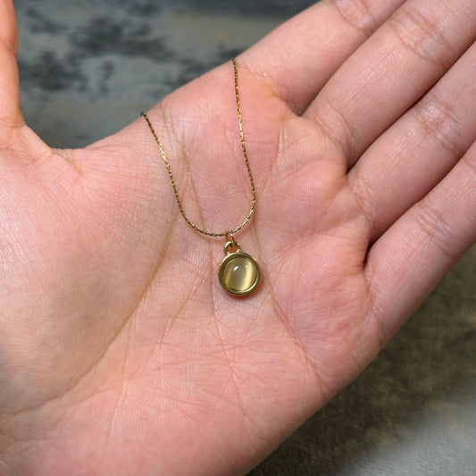 Saturn Cat-Eye Necklace