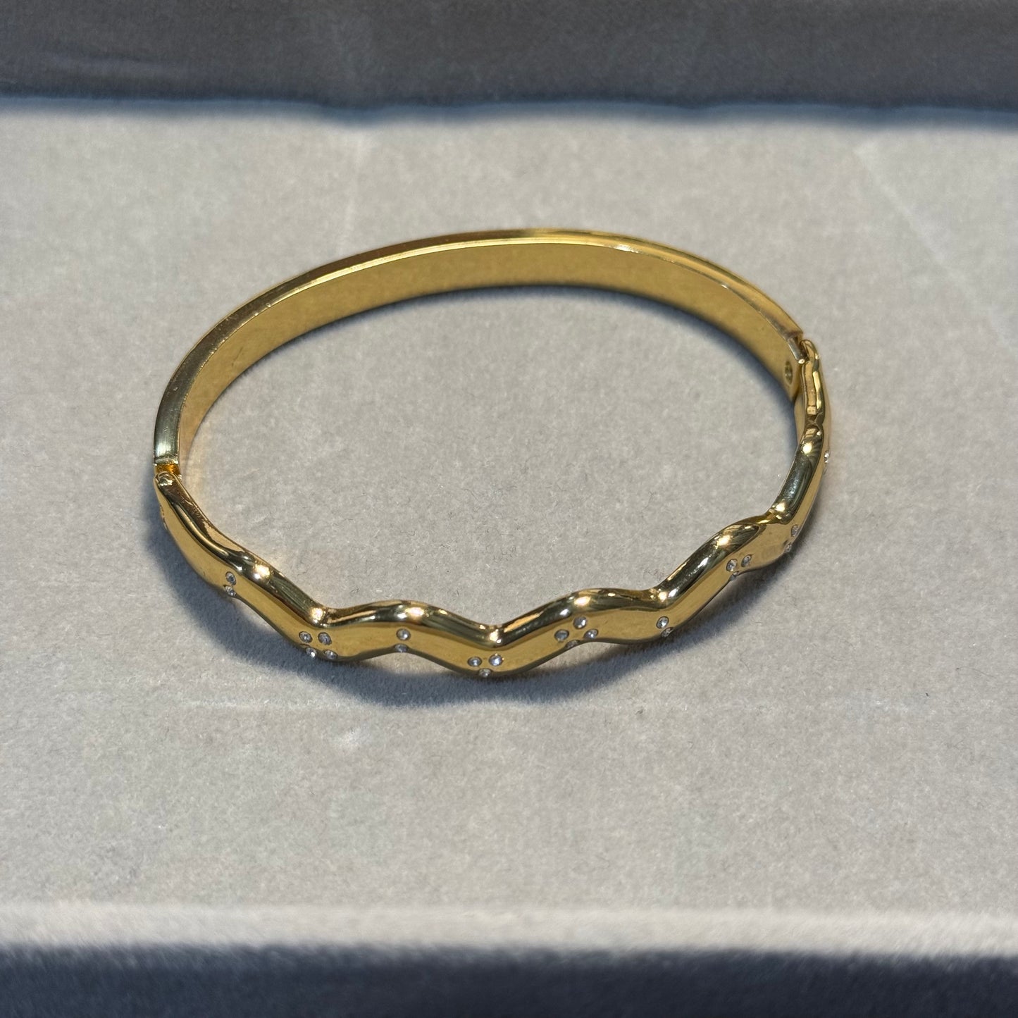 Zig-Zag Studded Bangle HOUSE OF LAILA