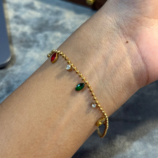 Iris Marquise Chain Bracelet