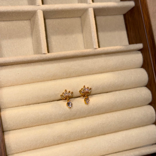 Regal Marquise Studs