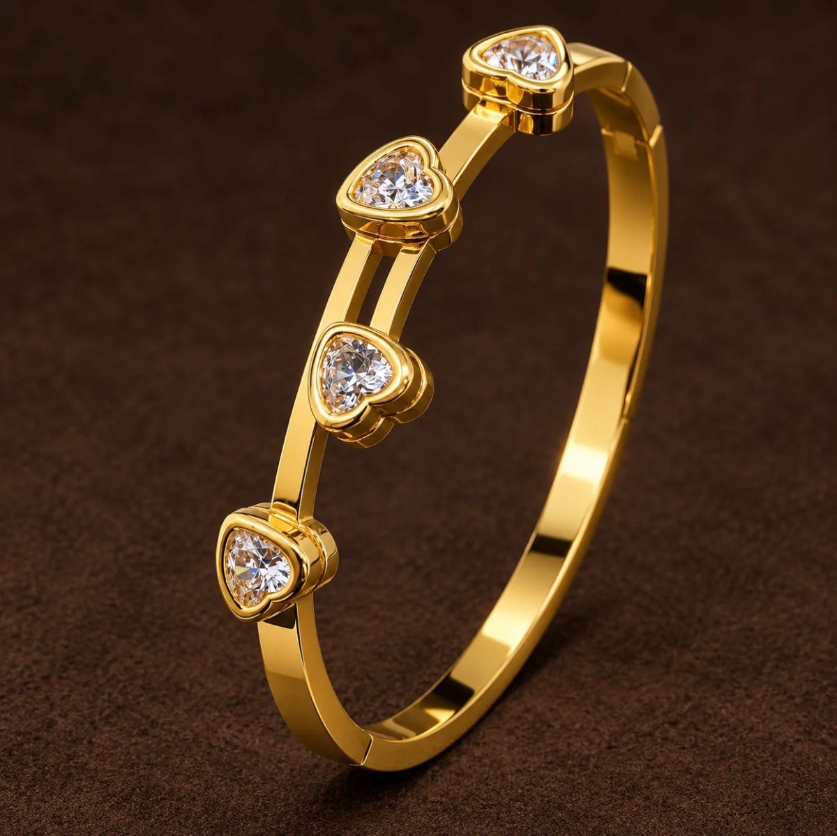 Freya Studded Bangle (Thin Wrist)
