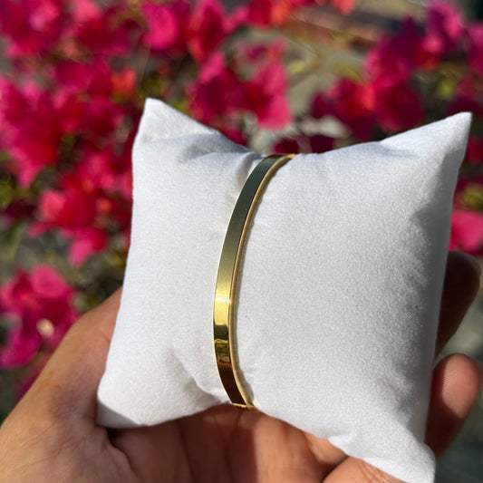 Geometric Pavé Bangle