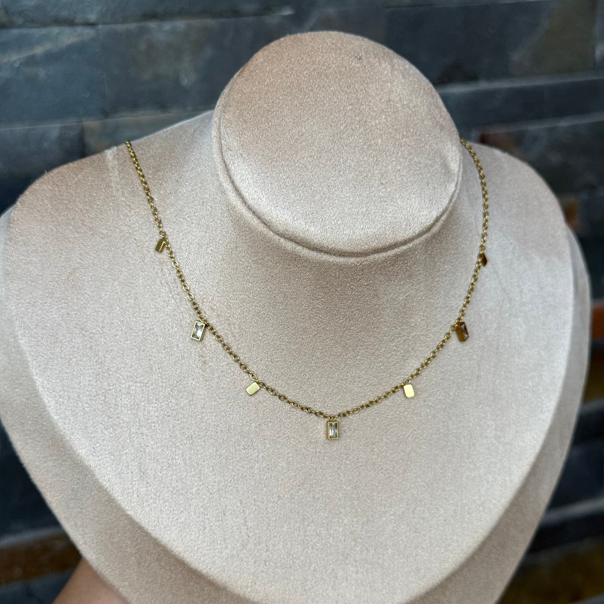 Teresa Studded Necklace