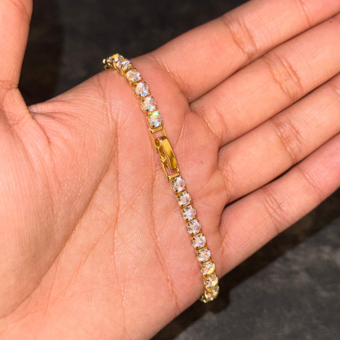 Heirloom Gold Tennis Bracelet
