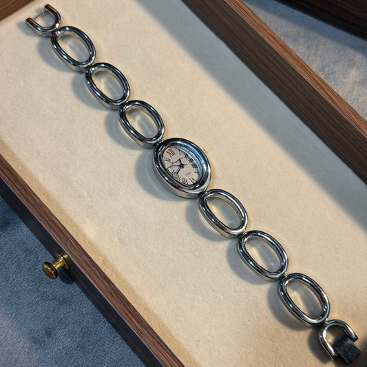 Celine Liquid Silver Watch (Random Color Box Included)