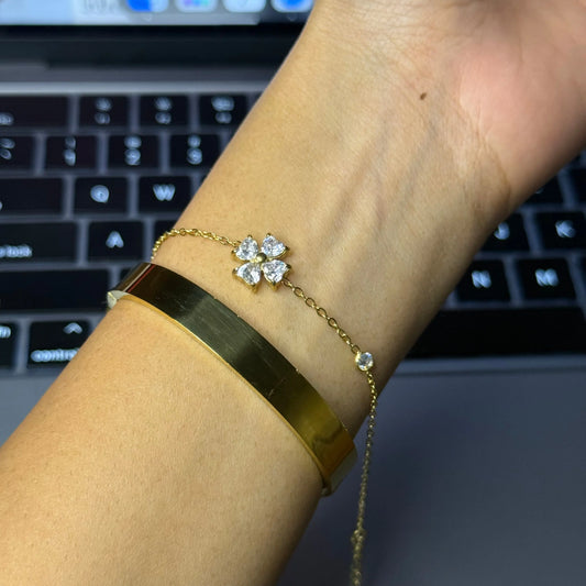 Nora Clover Chain Bracelet HOUSE OF LAILA