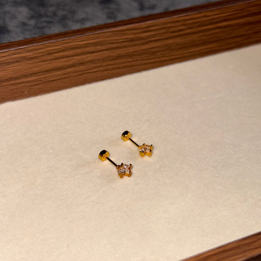 Marquise Helix Crown Ball-Back Studs