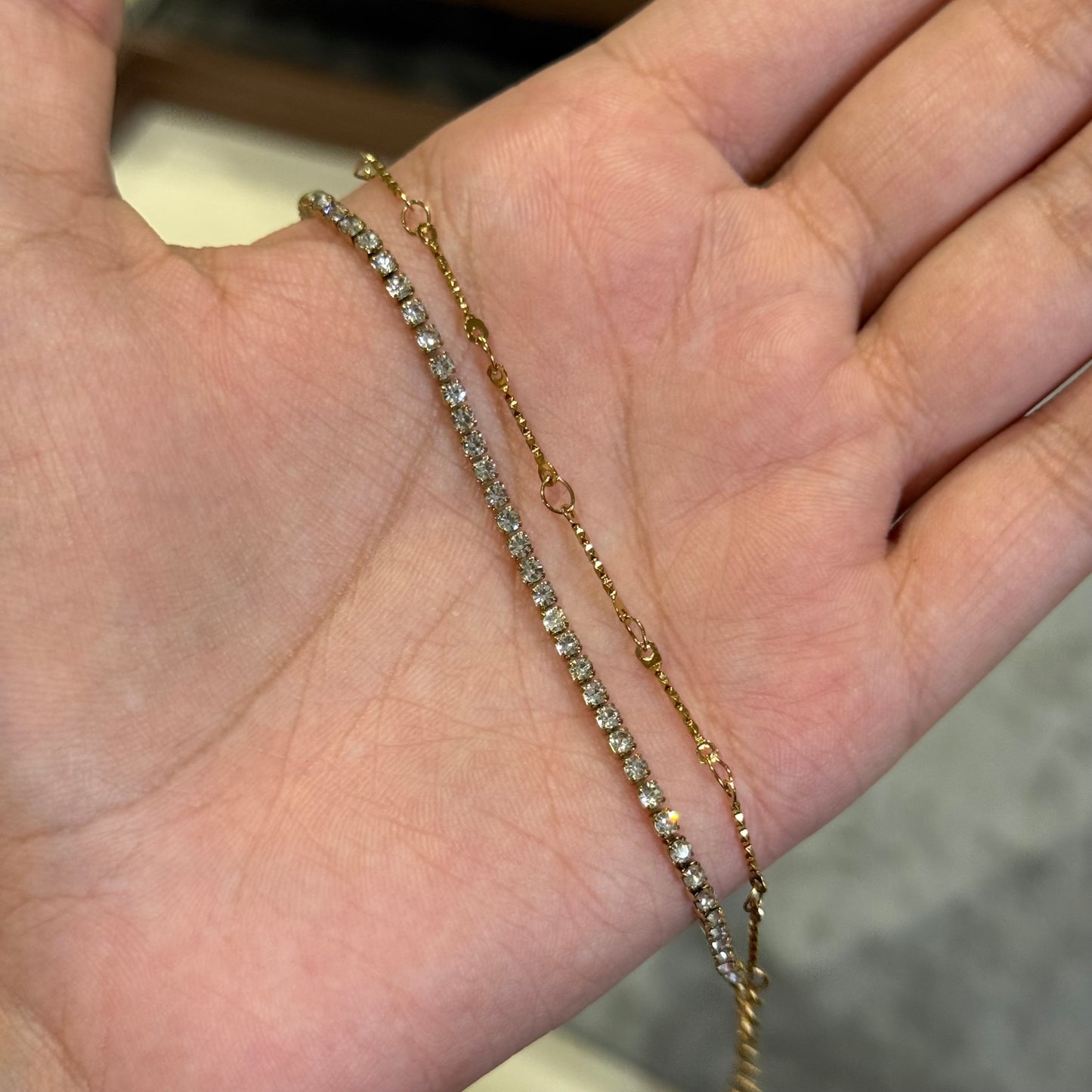 Verse Layered Chain Bracelet