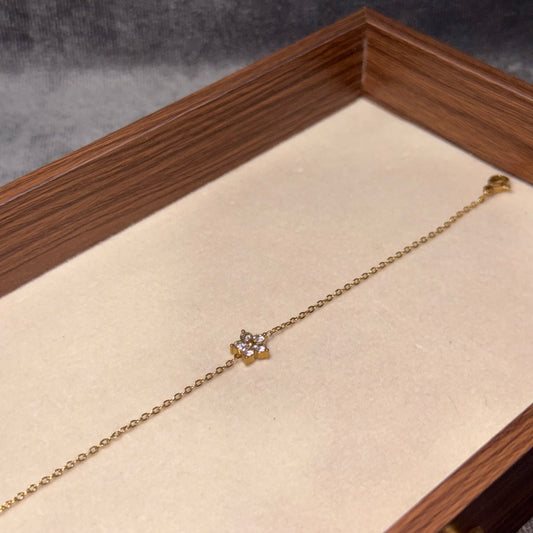 Sandra Flower Chain Bracelet