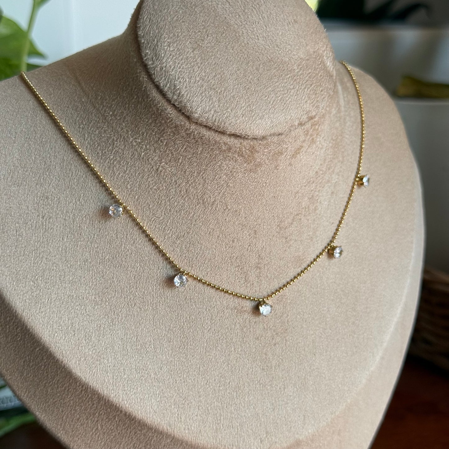 Maira Studded Necklace