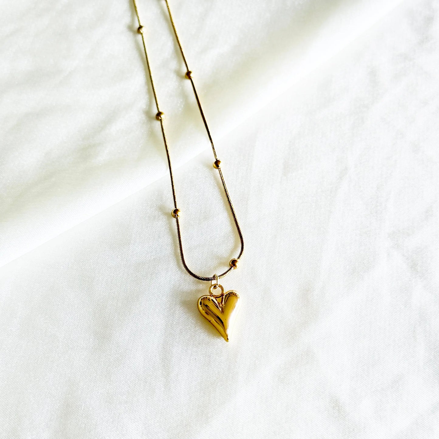 Heart of Gold Necklace HOUSE OF LAILA