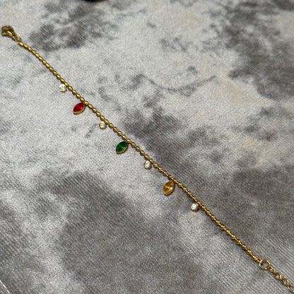 Iris Marquise Chain Bracelet