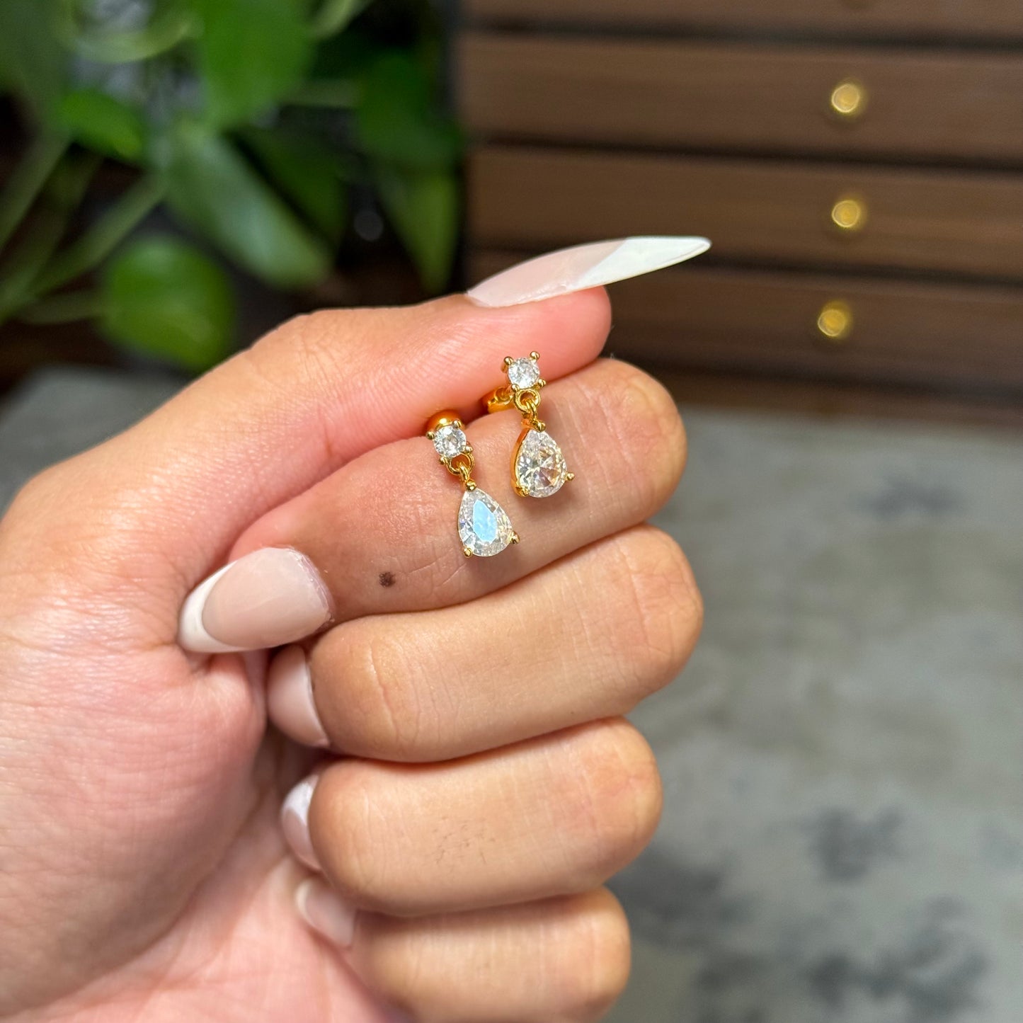 Casey Duo-Drop Ball-Back Studs