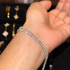 Twin-Dainty Tennis Bracelet