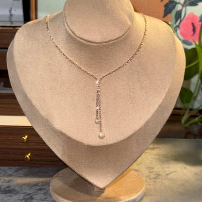 Elysian Pearl Drop Necklace
