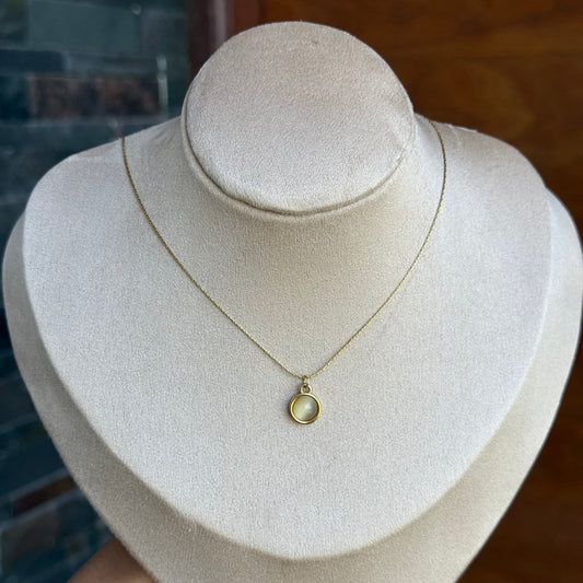 Saturn Cat-Eye Necklace