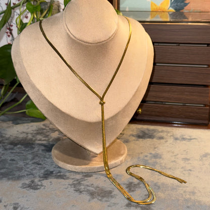Plunge Y-Slider Necklace
