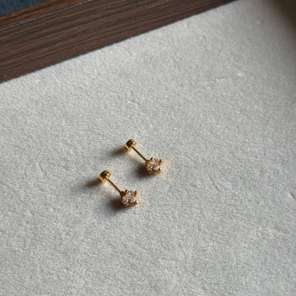 Marquise Helix Crown Ball-Back Studs