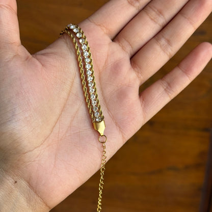 Maeve Multi-Chain Tennis Bracelet