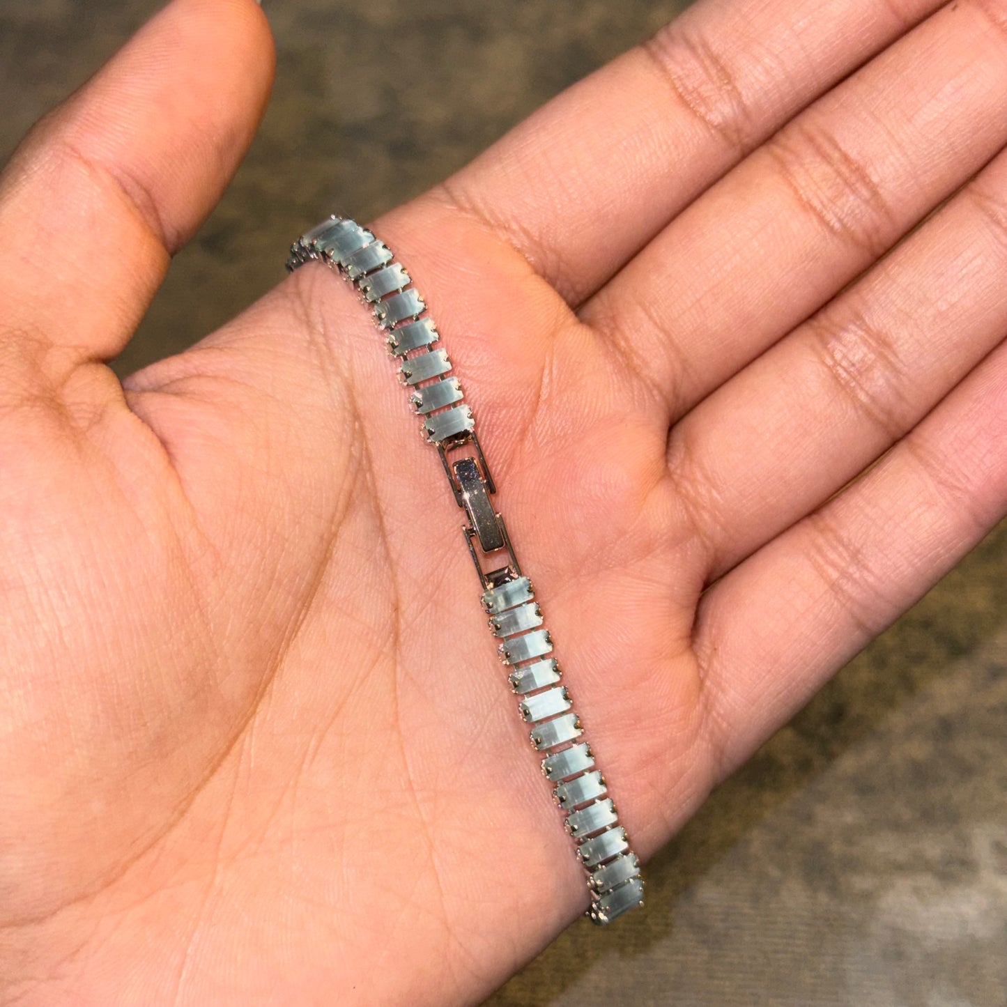 Ice Melt Baguette Tennis Bracelet