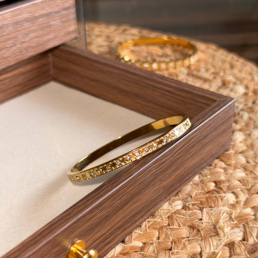 Vintage Detailed Bangle (Thin Wrist)