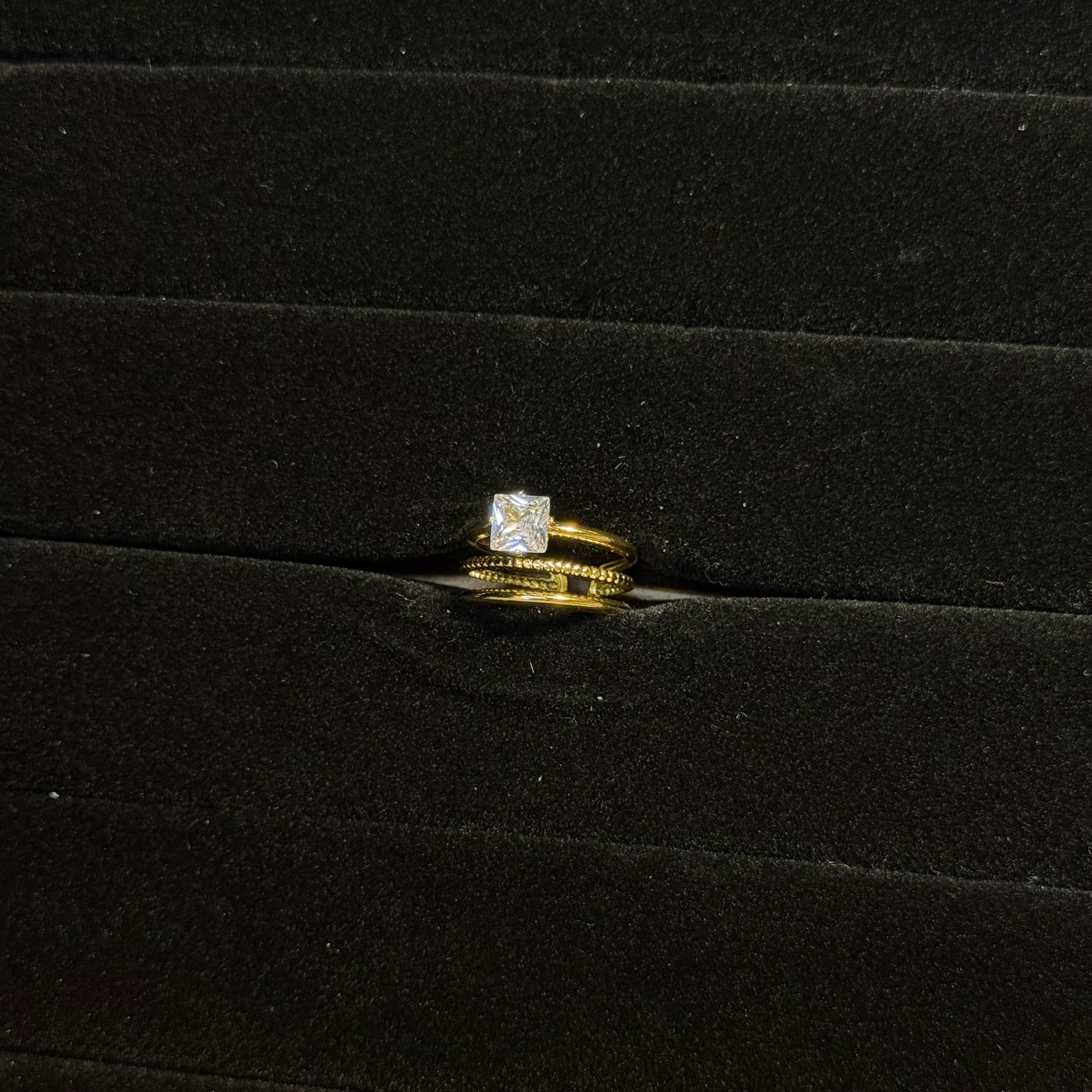 Elegant Princess Solitaire Ring HOUSE OF LAILA