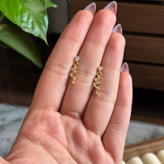 Snake Dangle Ball-Back Studs