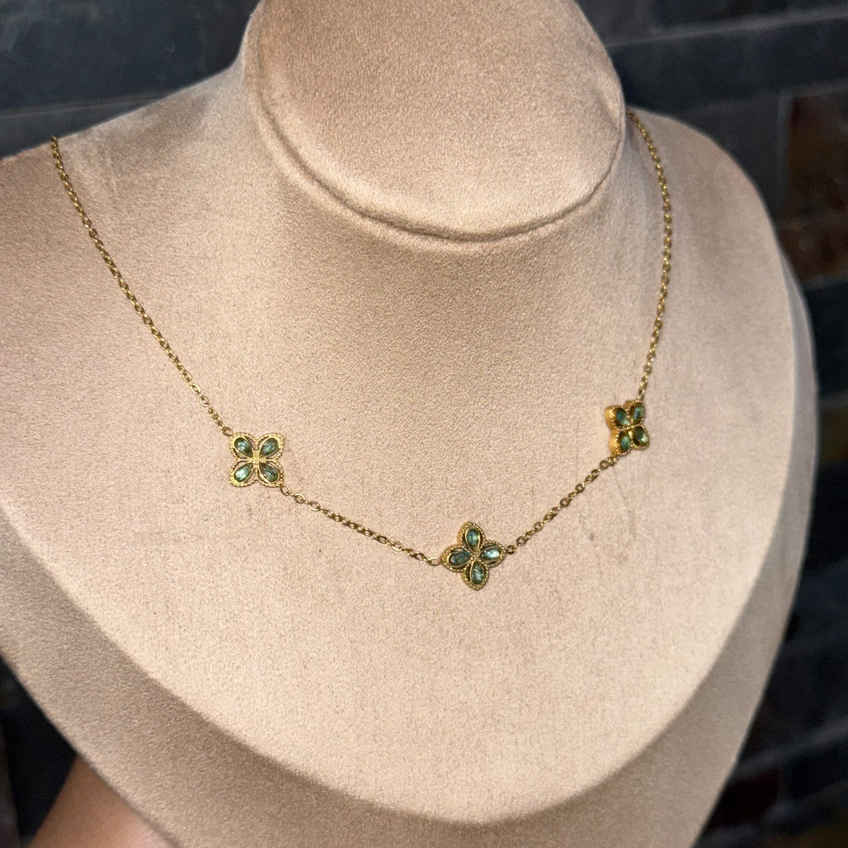Gemini Studded Necklace