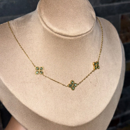 Gemini Studded Necklace