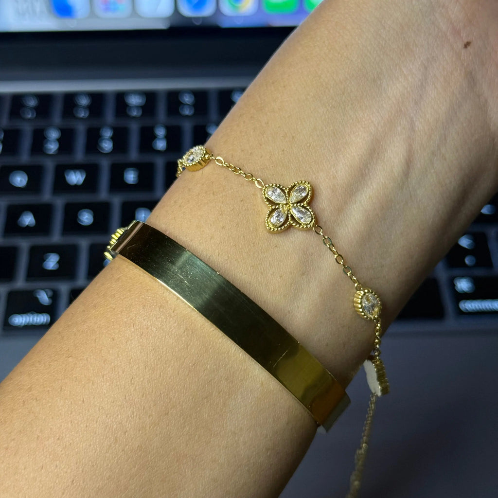 Renée Studded Chain Bracelet HOUSE OF LAILA