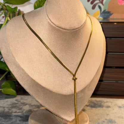 Plunge Y-Slider Necklace