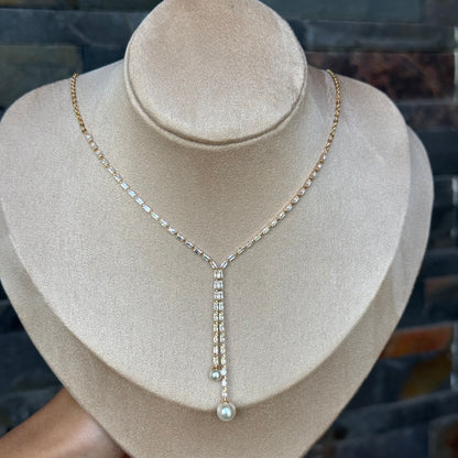 Elysian Pearl Drop Necklace