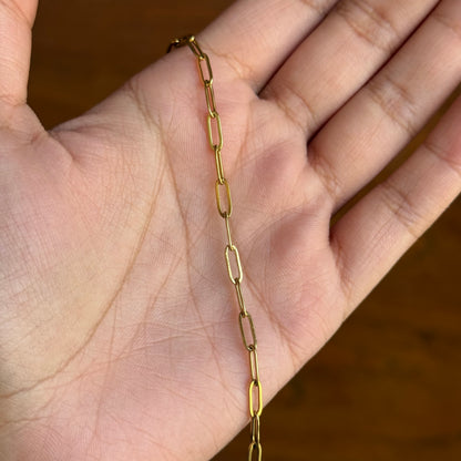 Paperclip Chain Bracelet