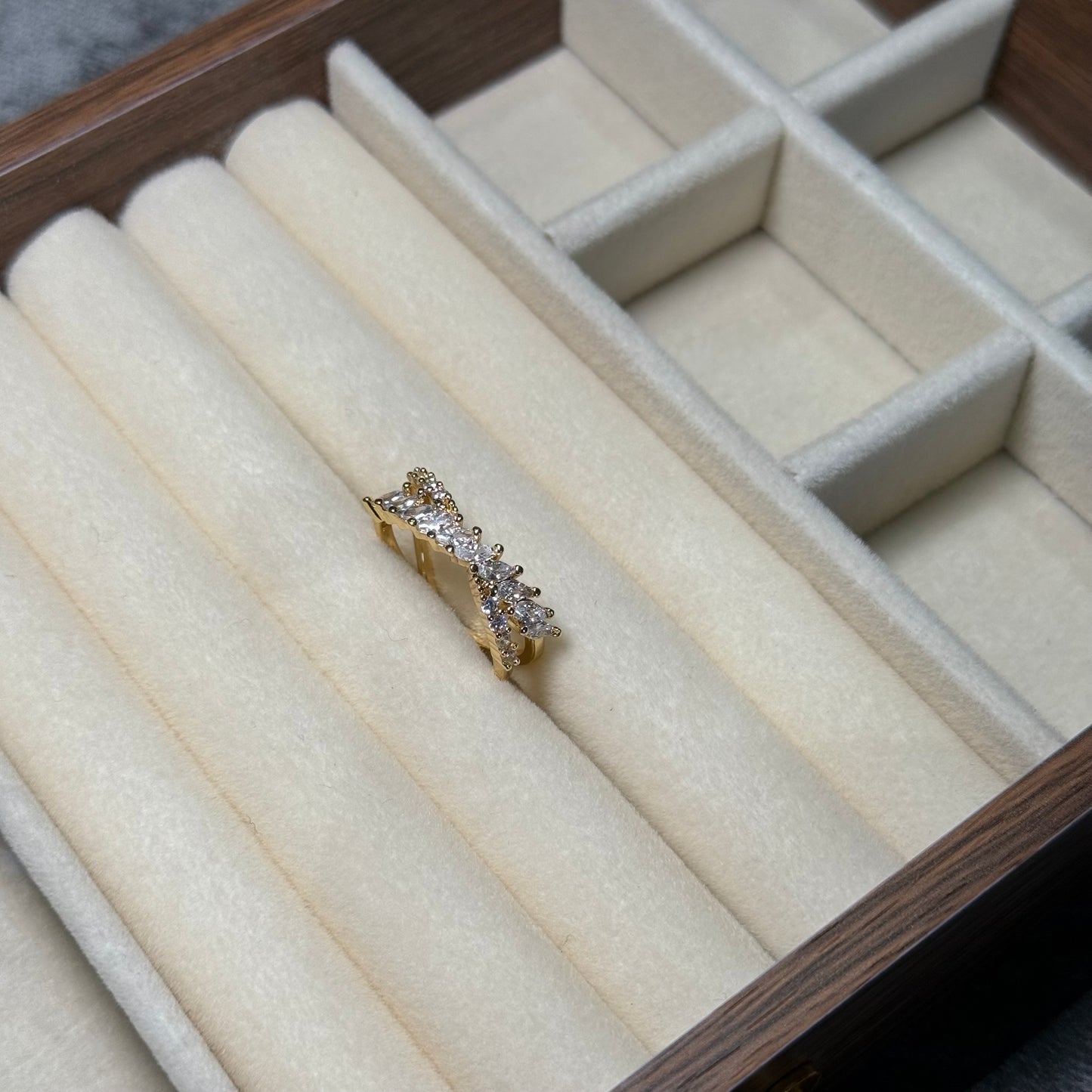 Clear Twine Ring