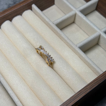Clear Twine Ring