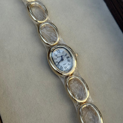 Celine Oval Link Watch (Random Color Box Included)