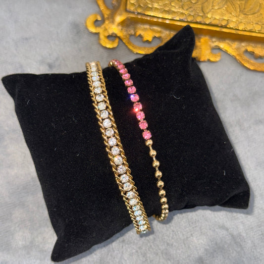 Pink Fever Chain Bracelet