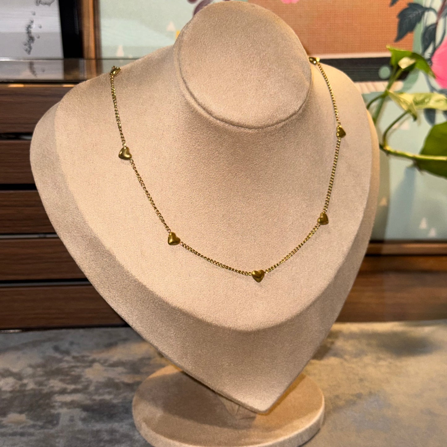 Amour Station Necklace