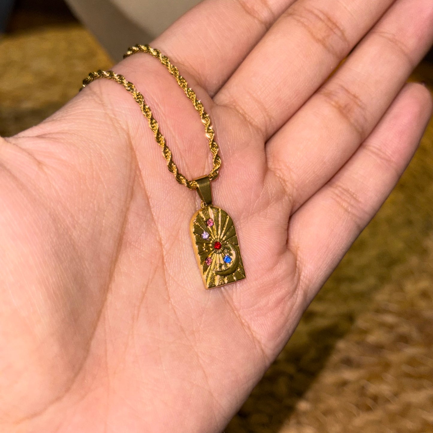 Lunar Portal Twisted Necklace