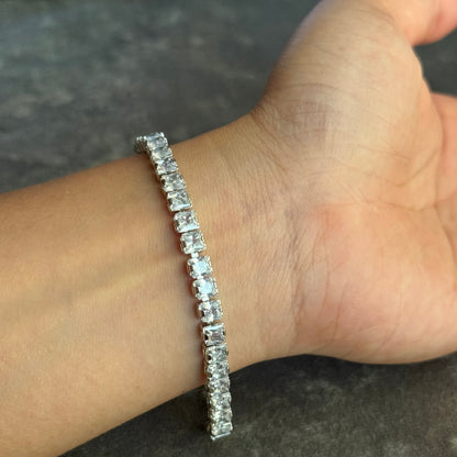 Ice Cube Tennis Bracelet